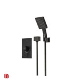 شیر حمام توکار شودر مدل رومر تیپ 2 ABS مشکی