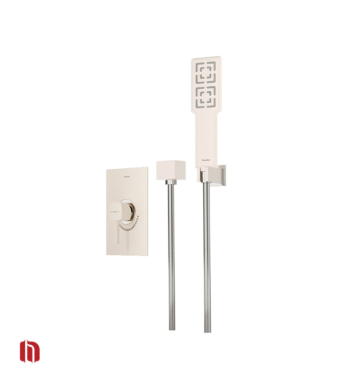 شیر حمام توکار شودر مدل رومر تیپ 2 BRASS شیری کروم
