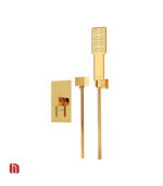 شیر حمام توکار شودر مدل رومر تیپ 2 BRASS طلا