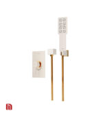 شیر حمام توکار شودر مدل رومر تیپ 2 BRASS شیری طلا