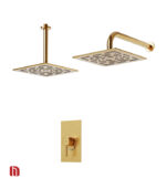 شیر حمام توکار شودر مدل رومر تیپ 1 BRASS طلا مات