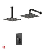 شیر حمام توکار شودر مدل رومر پلاس تیپ 1 BRASS مشکی
