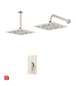 شیر حمام توکار شودر مدل رومر پلاس تیپ 1 BRASS شیری کروم