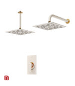 شیر حمام توکار شودر مدل رومر پلاس تیپ 1 BRASS شیری طلا