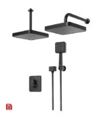 شیر حمام توکار شودر مدل تاین تیپ 3 ABS مشکی