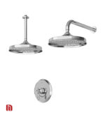 شیر حمام توکار شودر مدل زیگموند تیپ 1 BRASS کروم