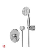 شیر حمام توکار شودر مدل زیگموند تیپ 2 BRASS کروم