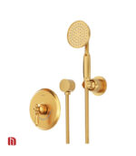 شیر حمام توکار شودر مدل زیگموند تیپ 2 BRASS طلا مات