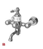 شیر حمام کسری مدل توکیو سفید کروم