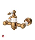 شیر توالت کسری مدل توکیو سفید طلایی
